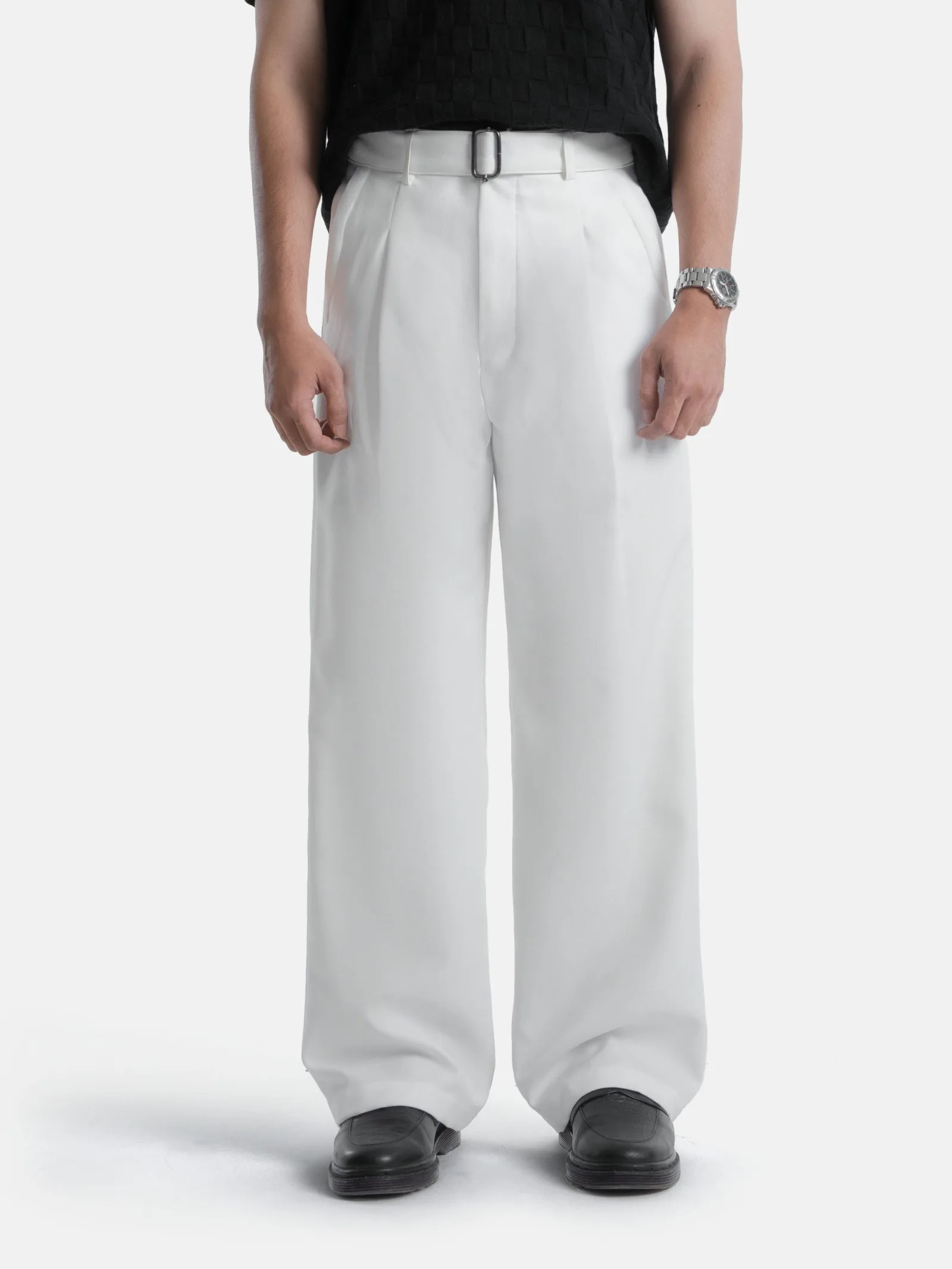White Elite Wide Pant