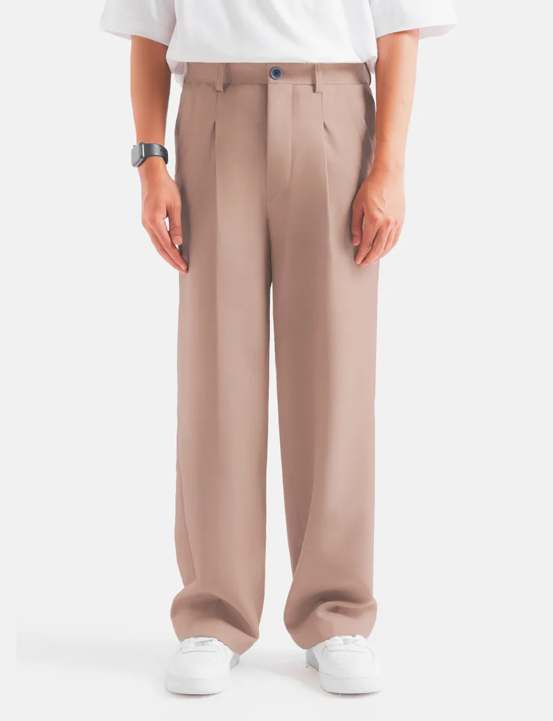 Khaki Prime Wide Pant