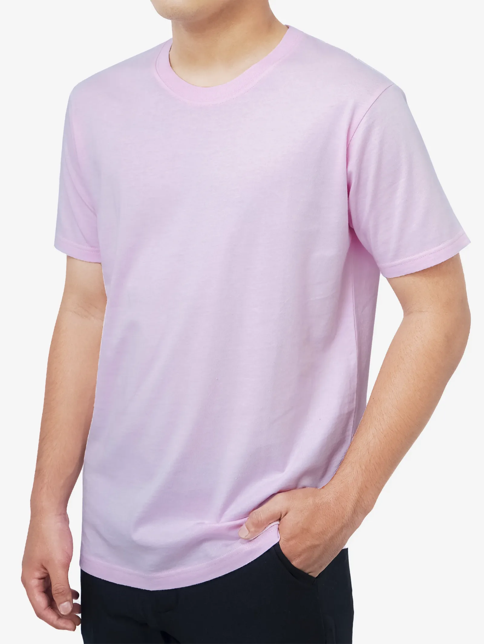 Crew Light Pink Tee