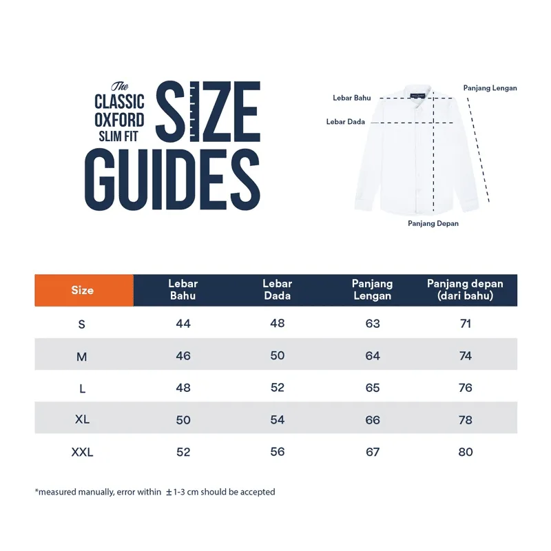 Classic Oxford Navy Shirt Slim Fit
