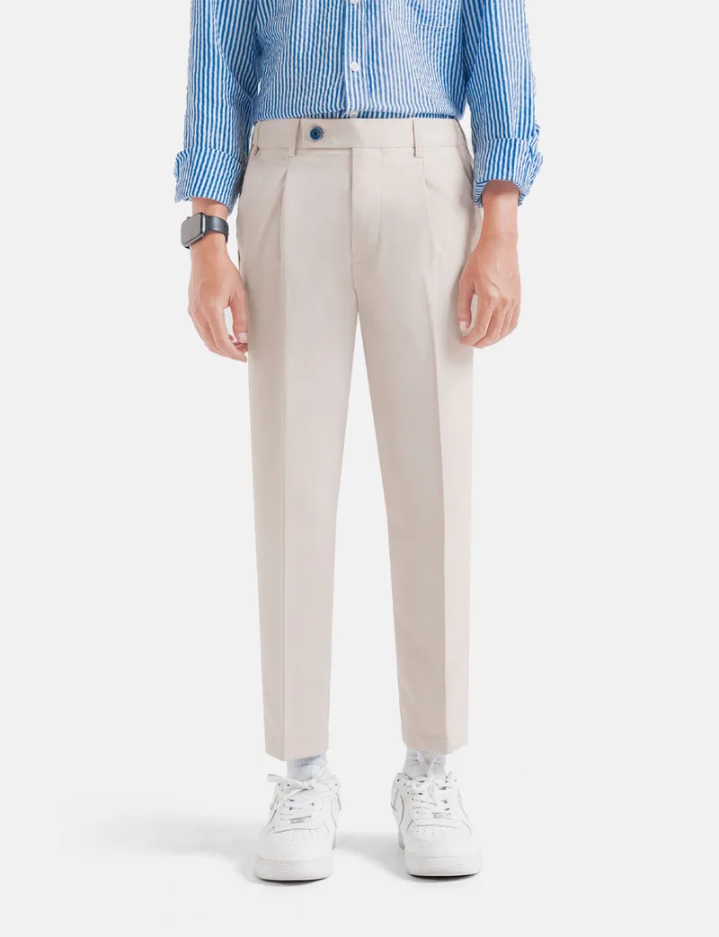 Cream Smart Waist Ankle Prime