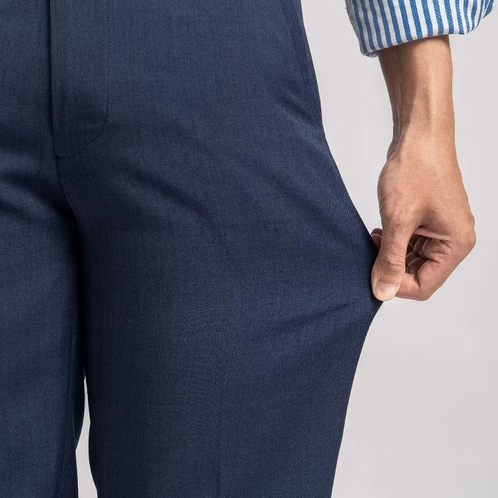 Celana Panjang Pria Navy Blue Classic