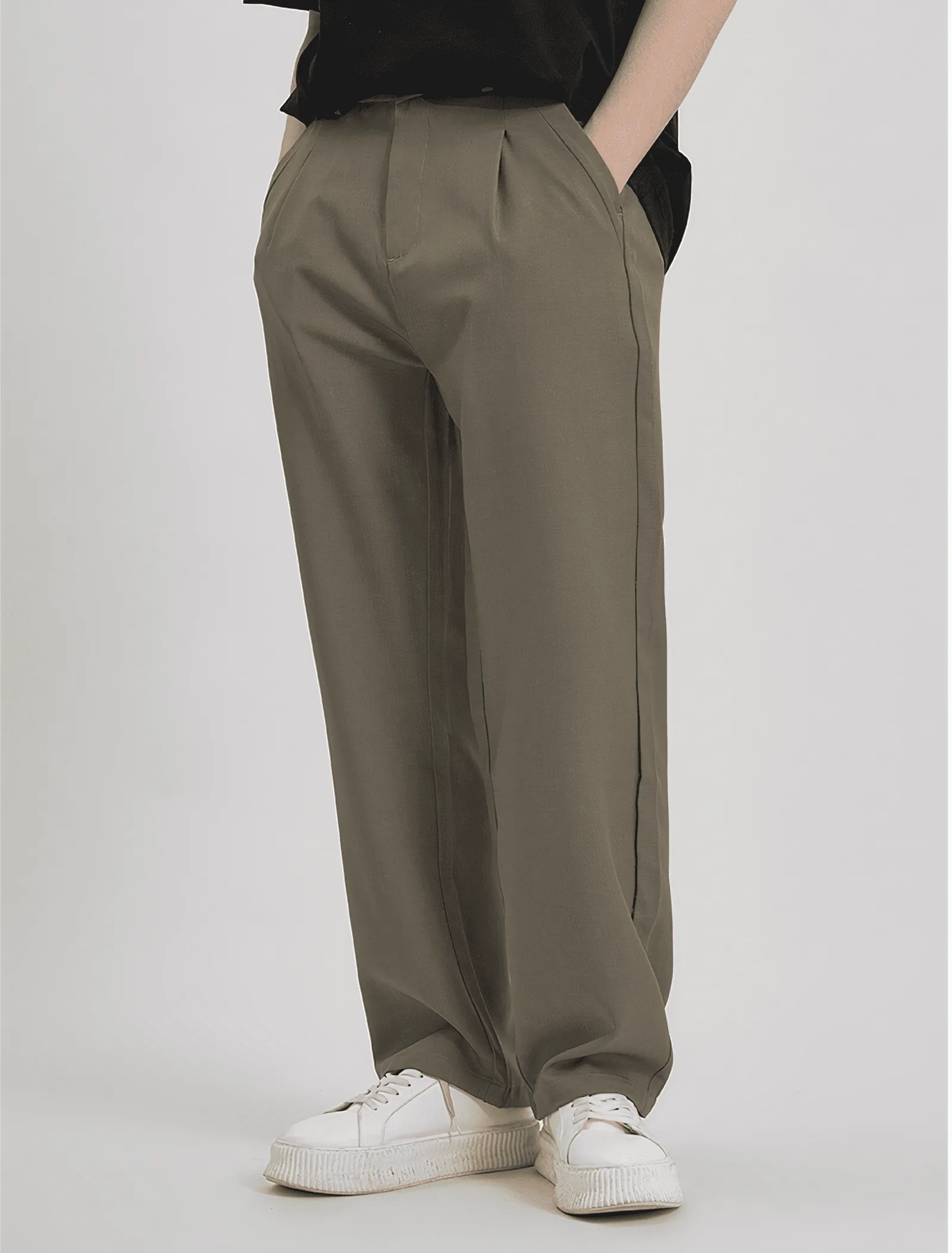 Sage Brown Prime Wide Pant