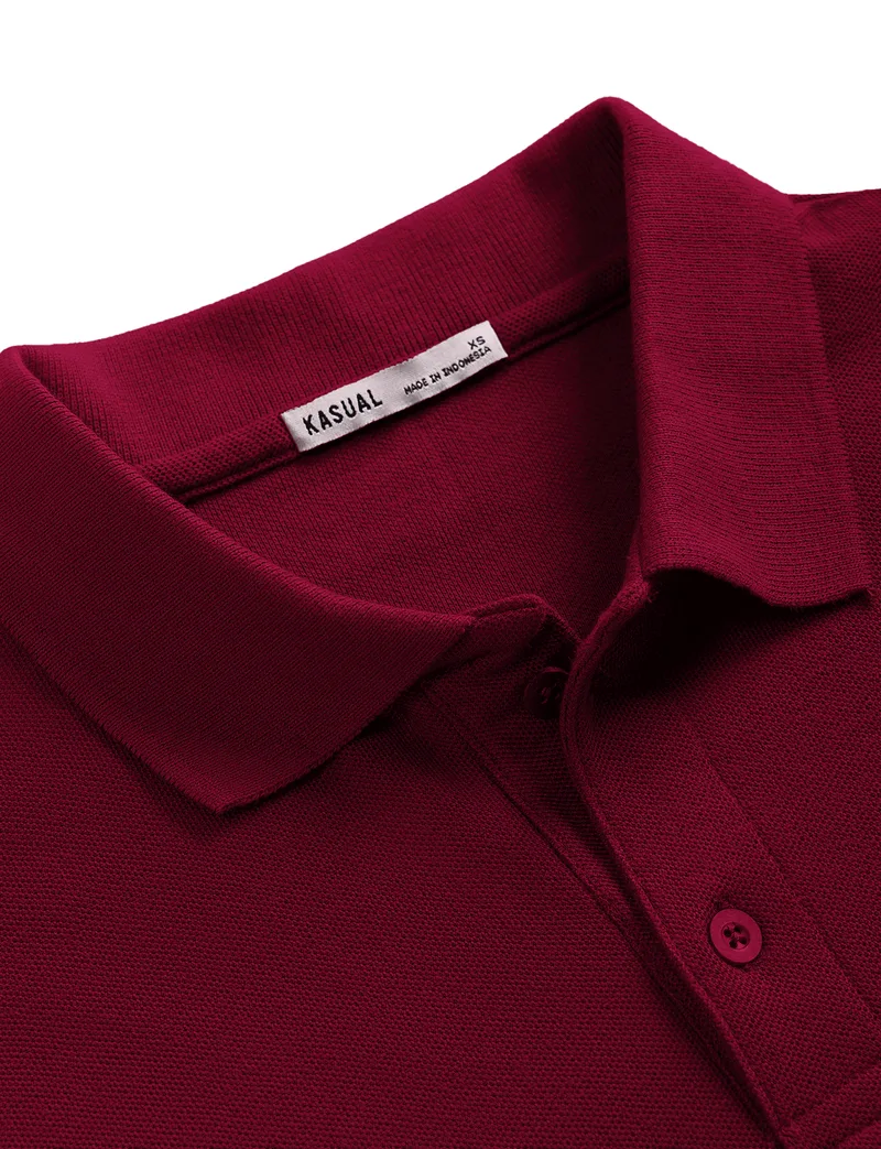 Rise Polo Maroon