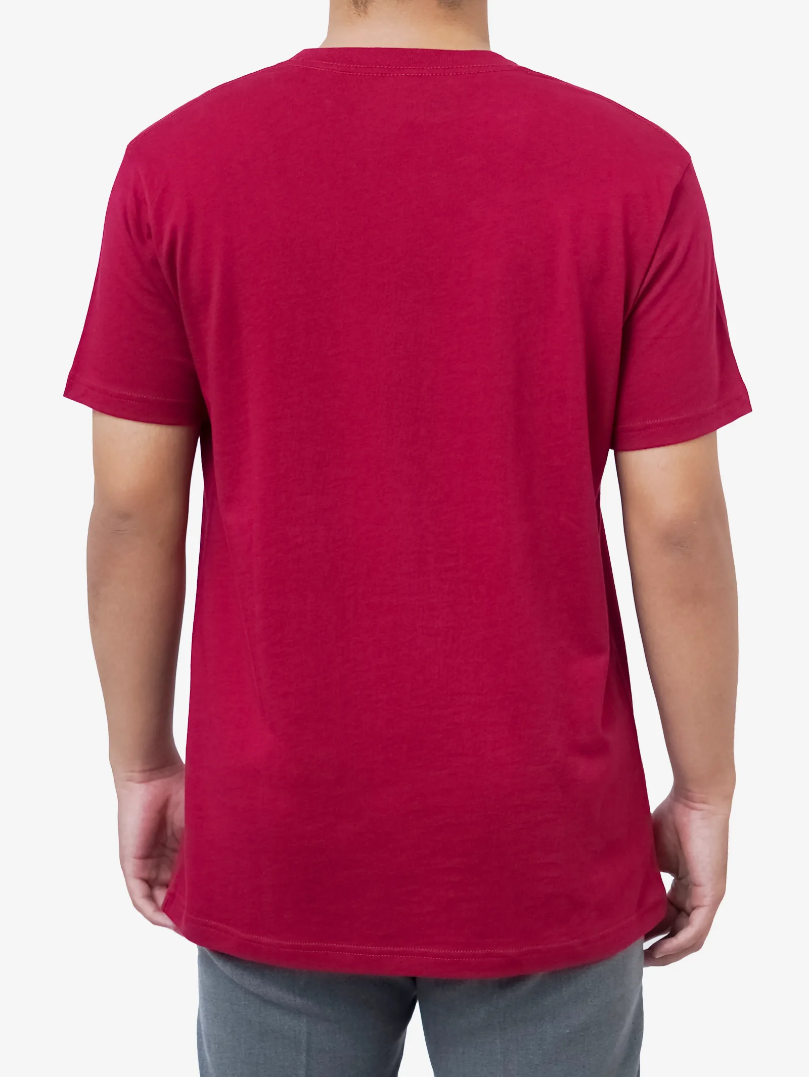 Crew Maroon Red Tee
