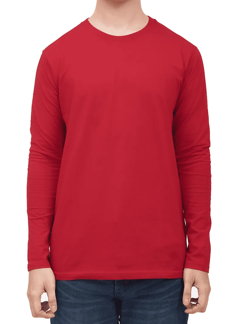 Long Crew Red Tee