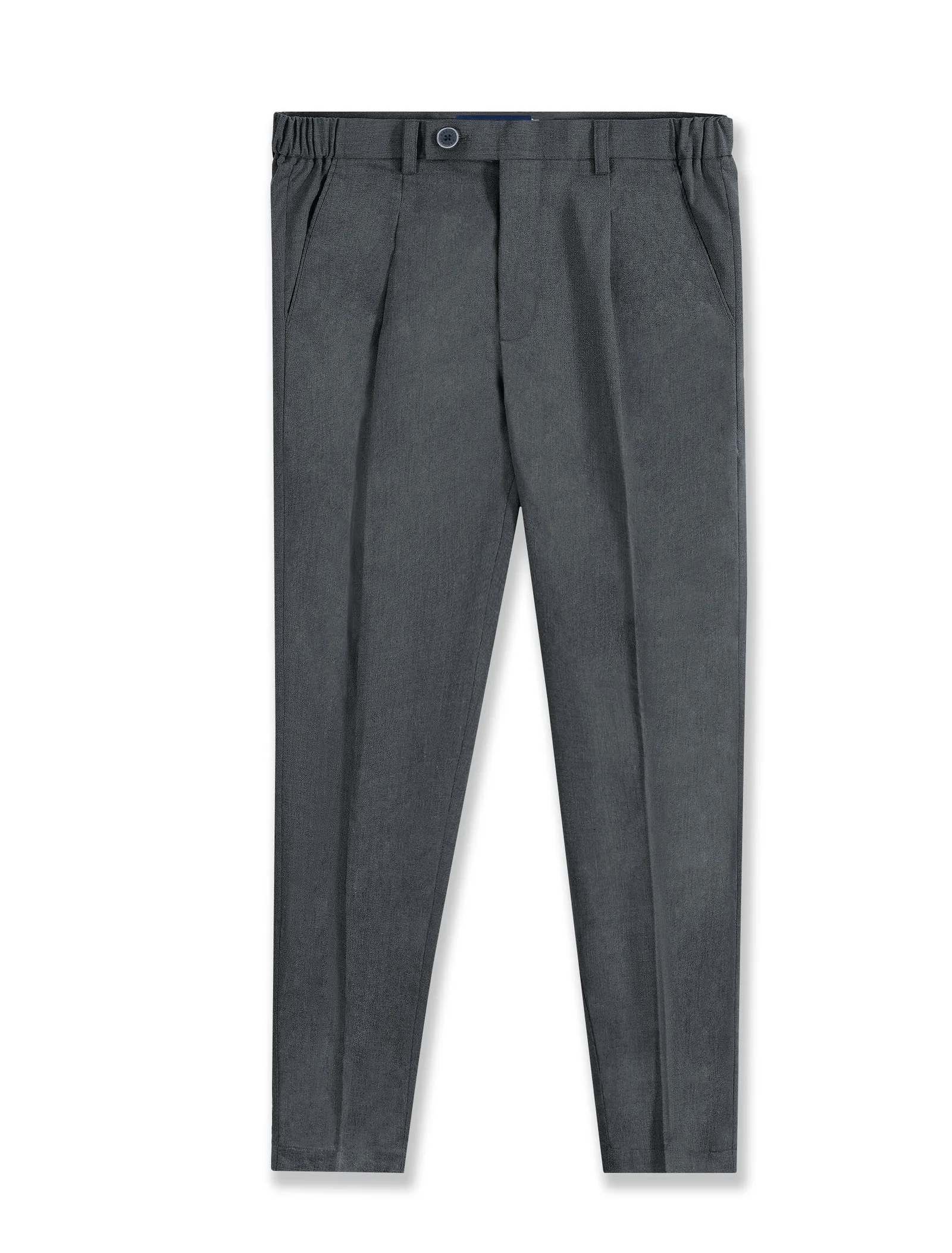 Dark Grey Smart Waist Ankle Pant