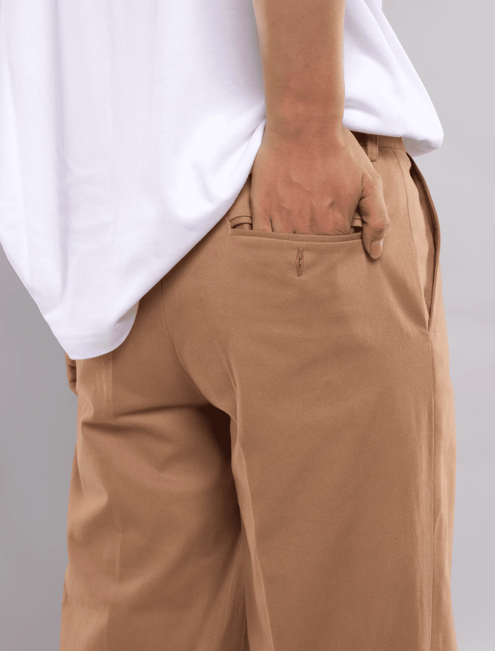 Coffee Chino Wide Pant