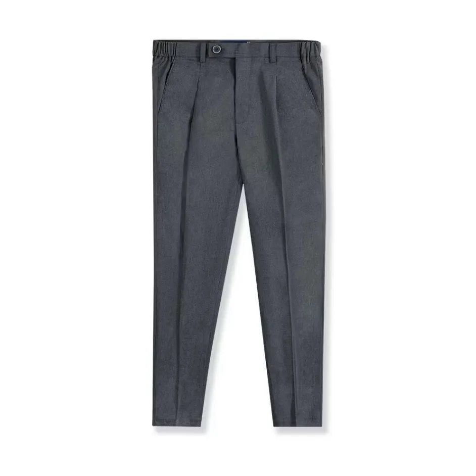 Dark Grey Smart Waist Ankle Pant