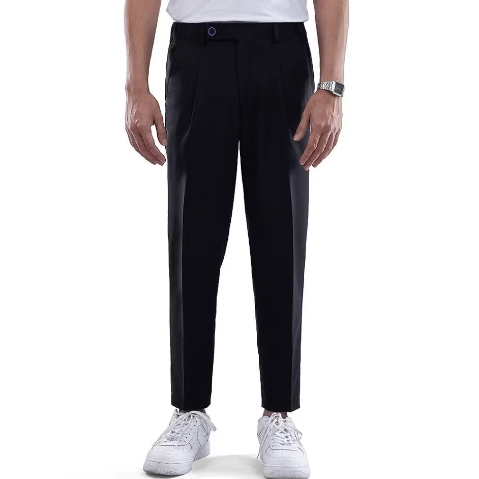 Black Smart Waist Ankle Pant