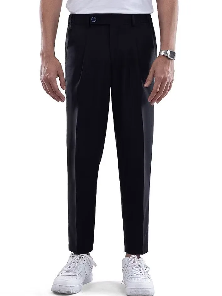 Black Smart Waist Ankle Pant