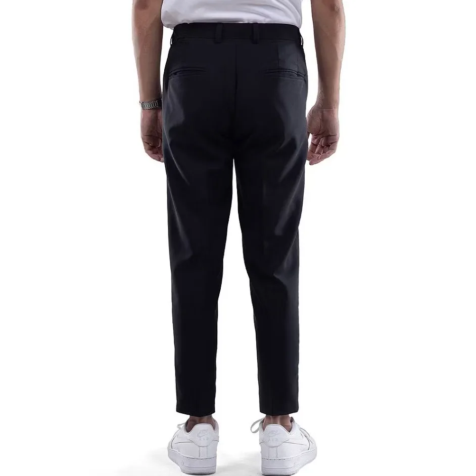 Black Smart Waist Ankle Pant