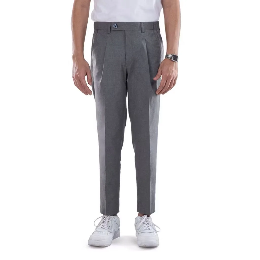 Grey Smart Waist Ankle Pant