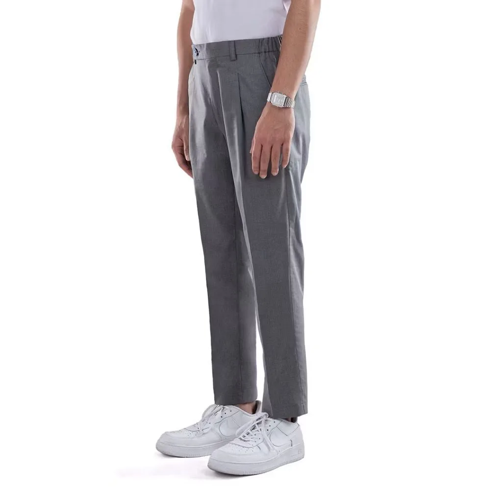 Grey Smart Waist Ankle Pant