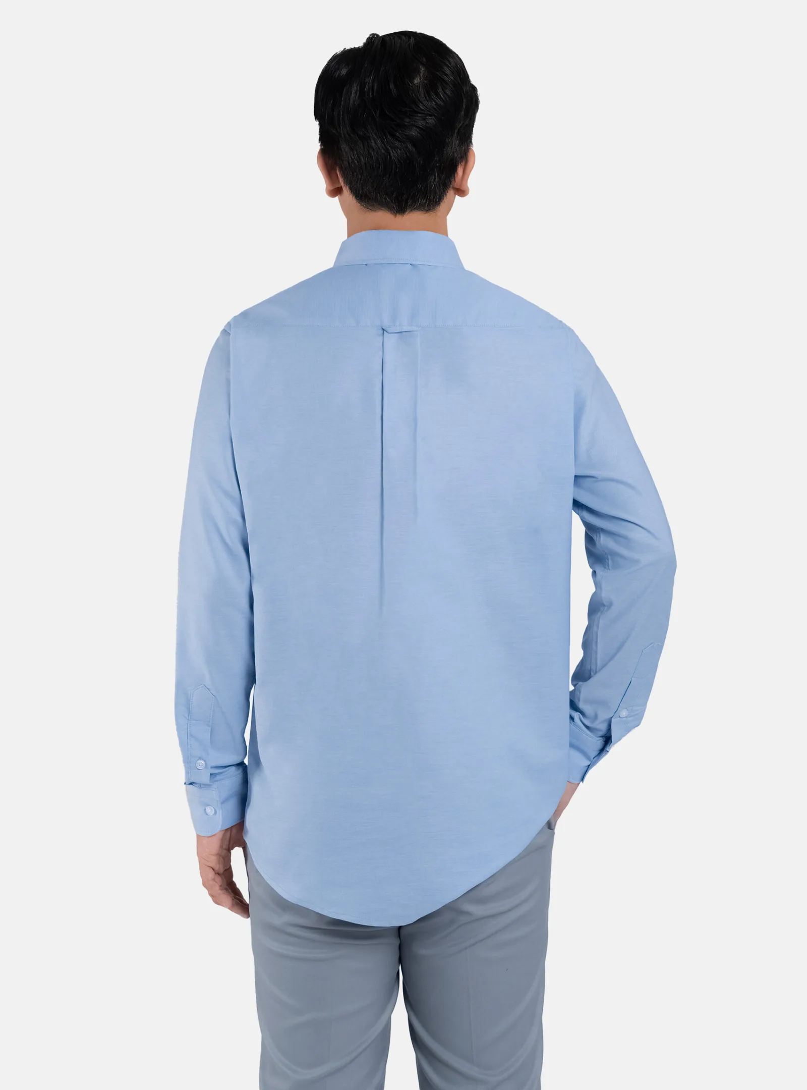 Basic Oxford Maya Blue Shirt