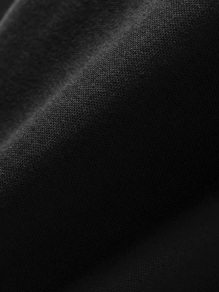 Panjang Rise Polo Black