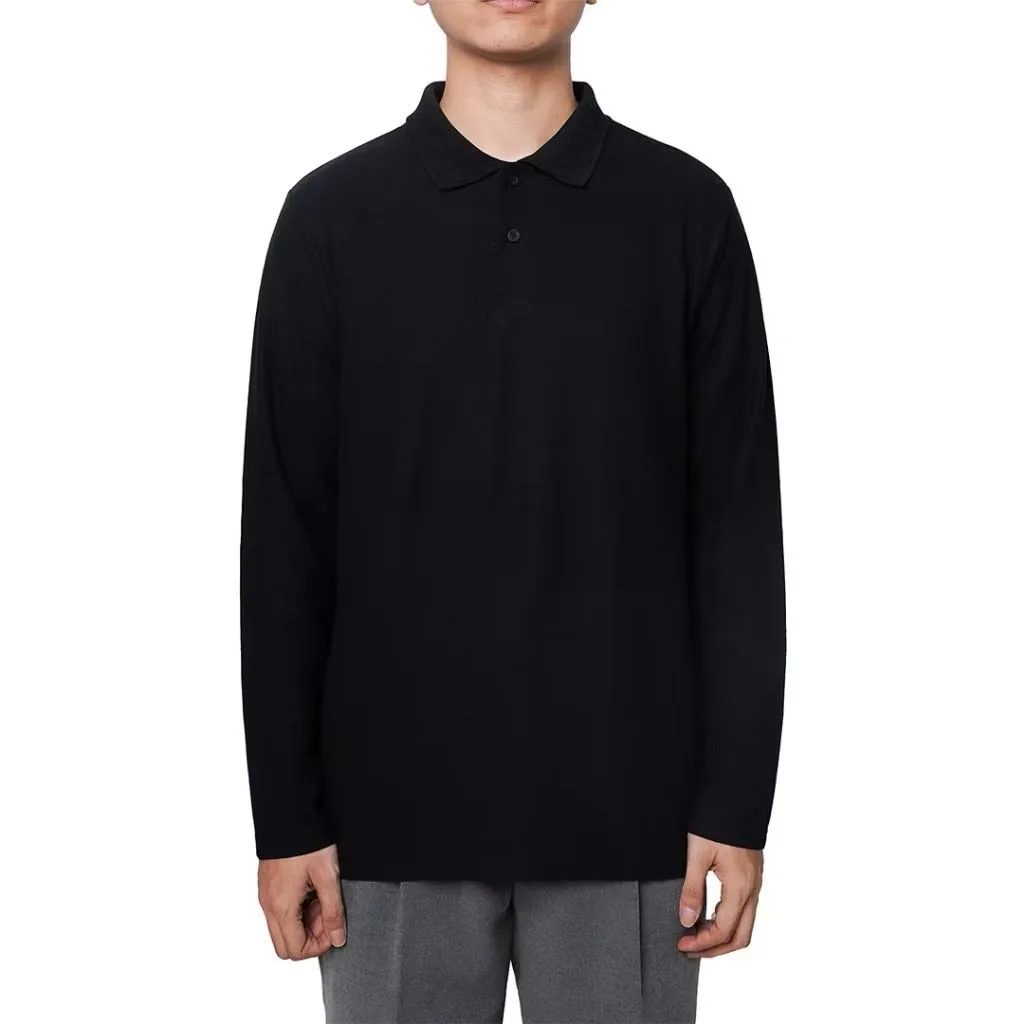 Panjang Rise Polo Black