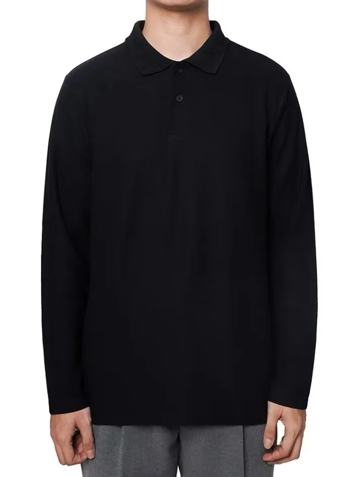 Panjang Rise Polo Black