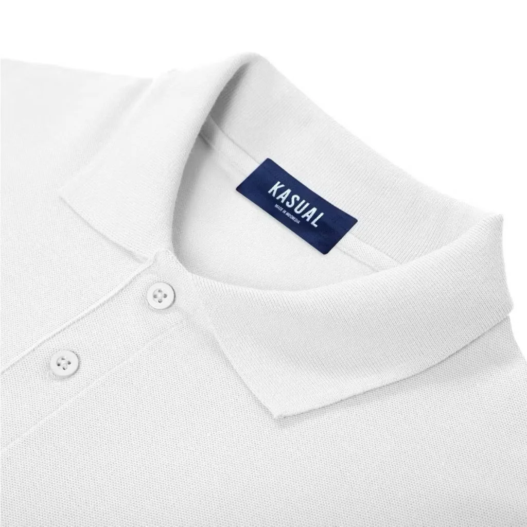 Panjang Rise Polo White