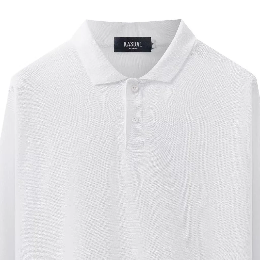 Panjang Rise Polo White