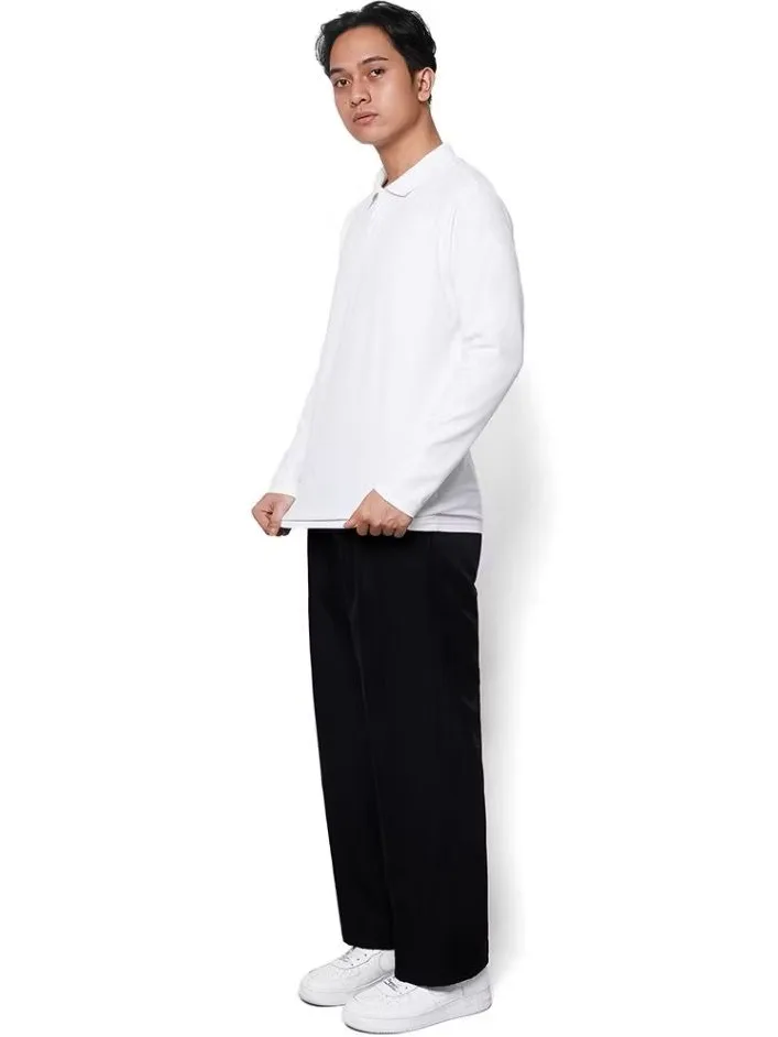 Panjang Rise Polo White