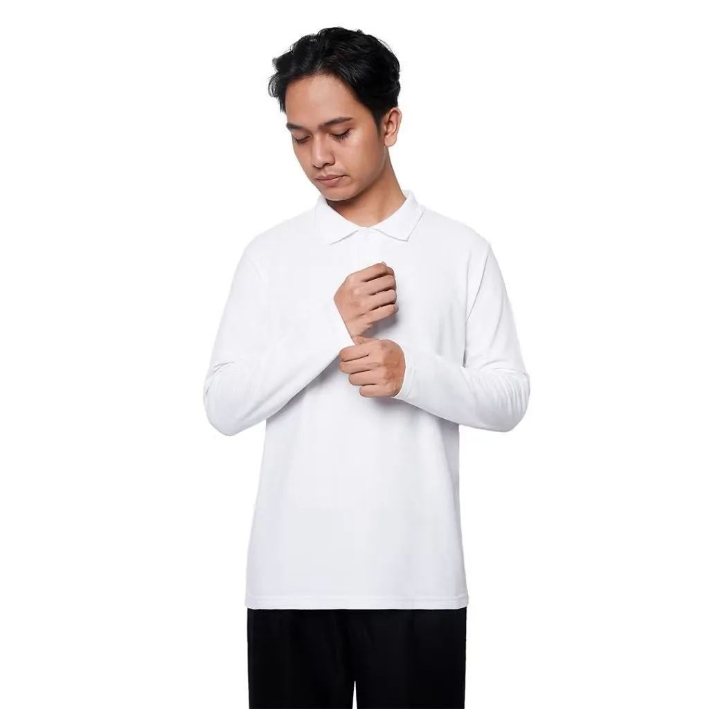 Panjang Rise Polo White