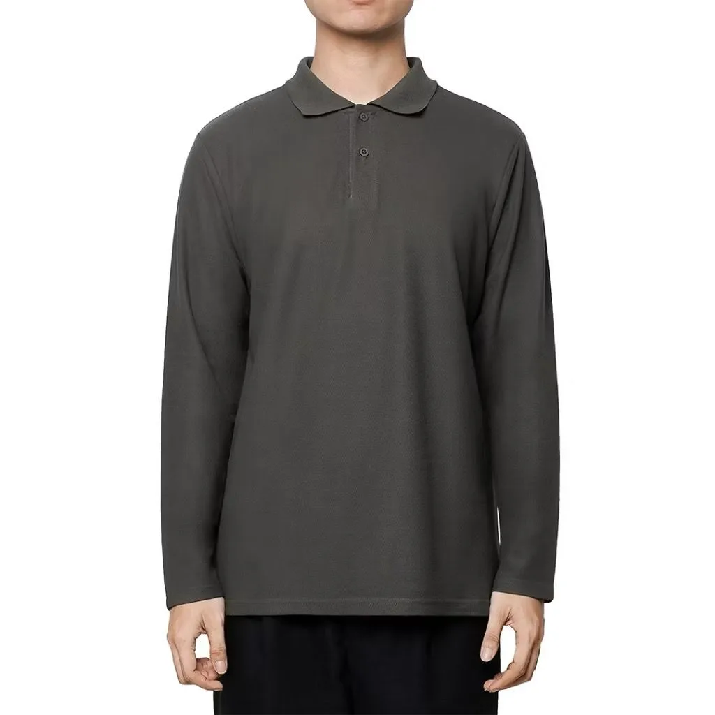 Panjang Rise Polo Dark Grey
