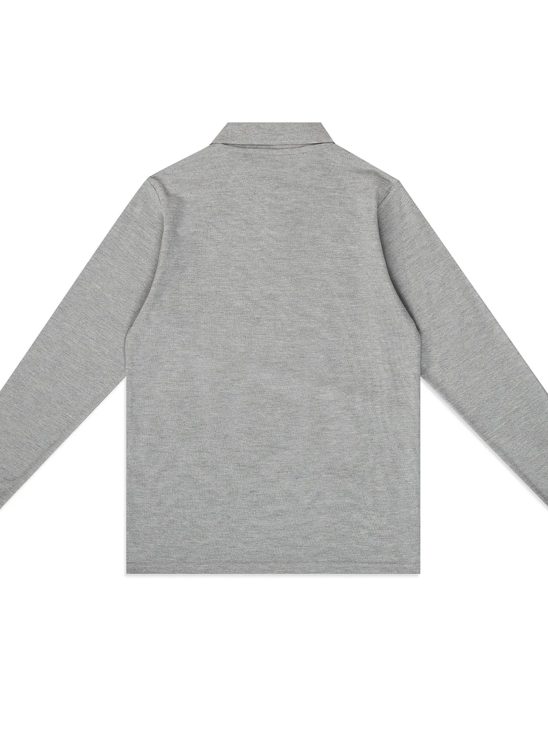 Longsleeve Rise Polo Grey