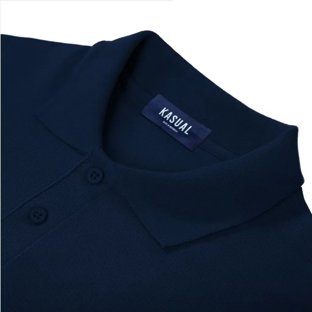 Panjang Rise Polo Navy