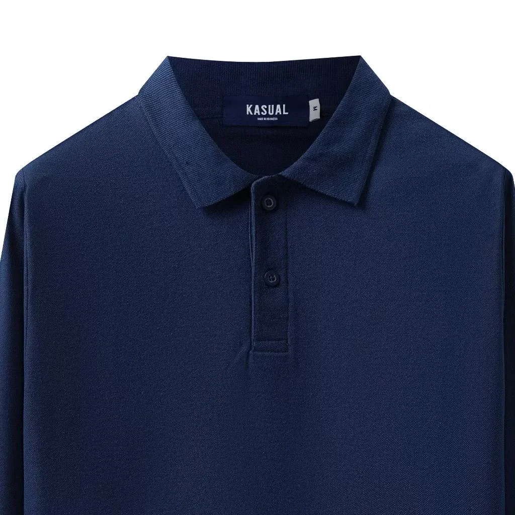 Panjang Rise Polo Navy