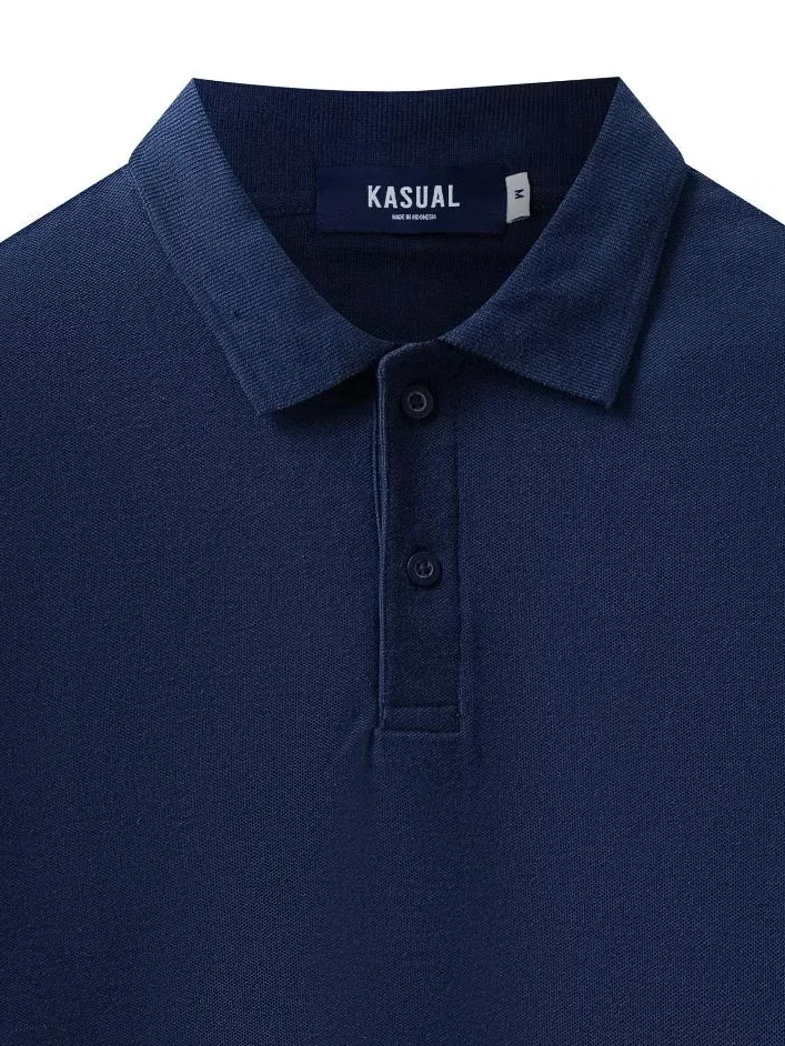 Panjang Rise Polo Navy