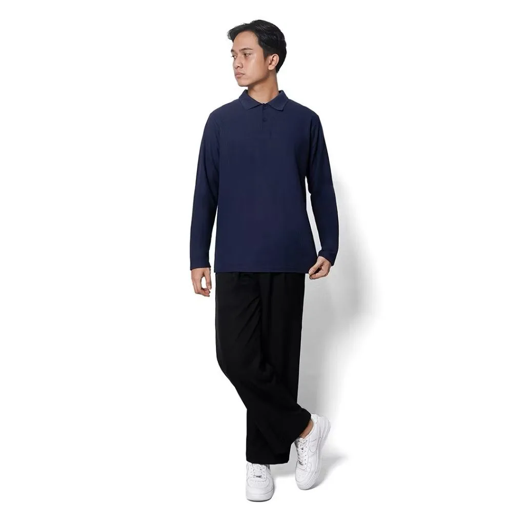 Panjang Rise Polo Navy