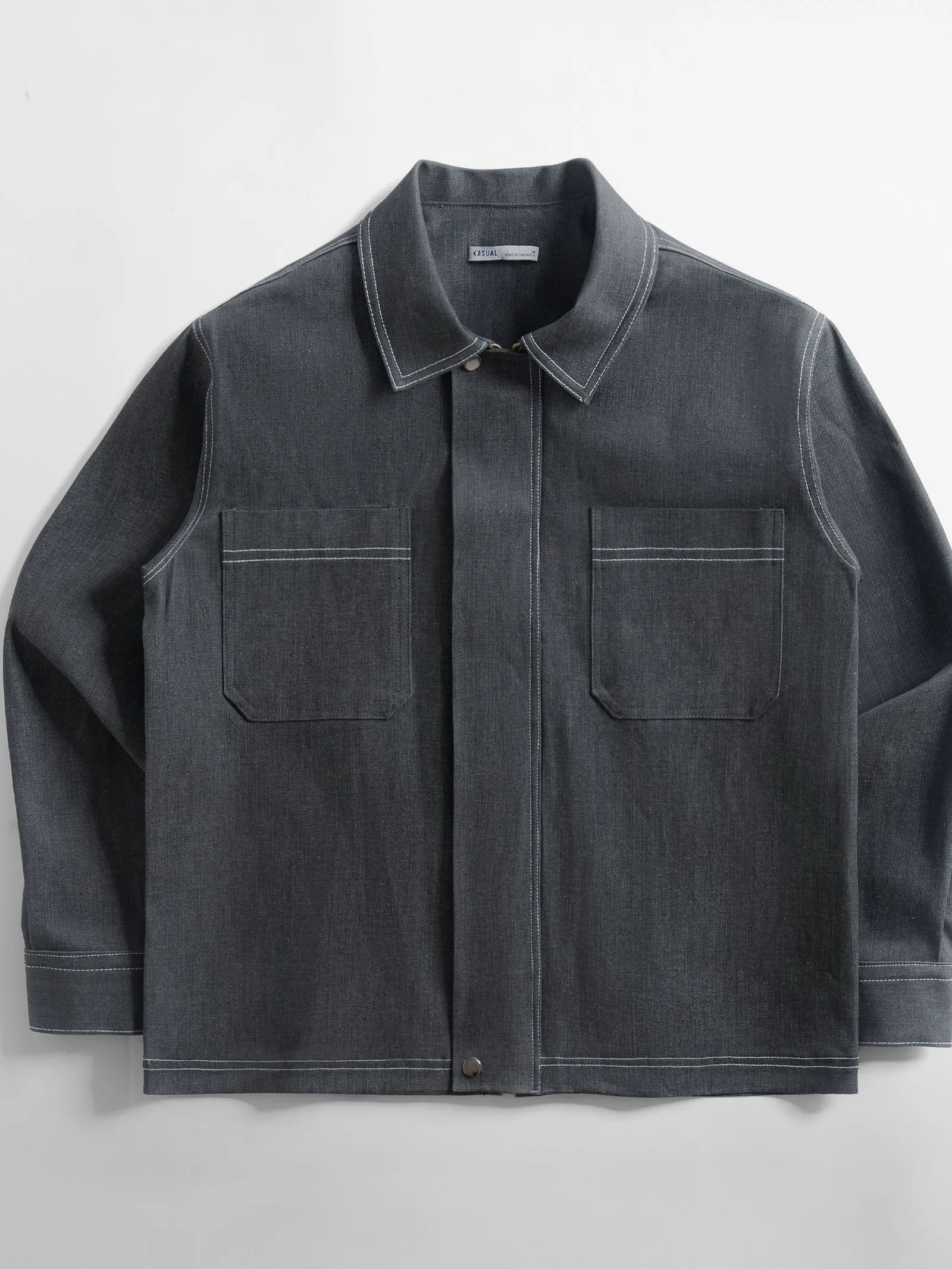 Grey Work Denim Jacket