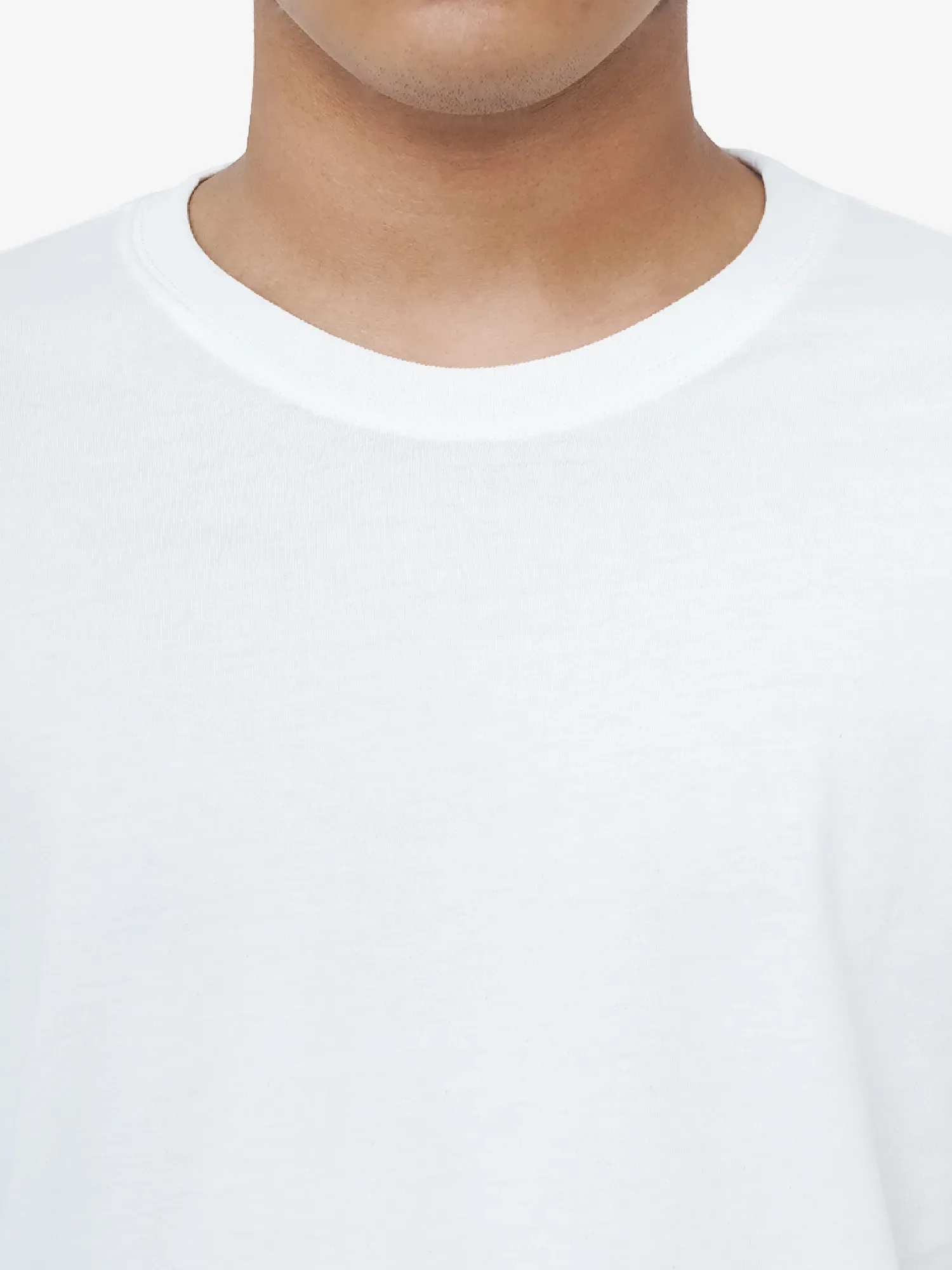 Crew White Tee