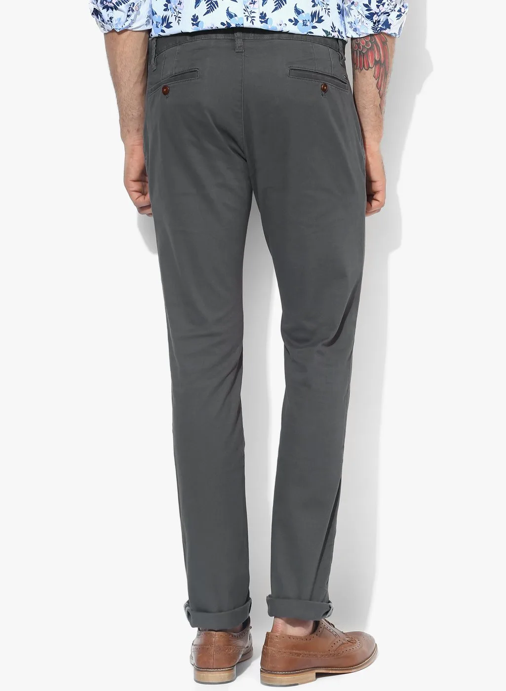 Amber Dark Grey Chino