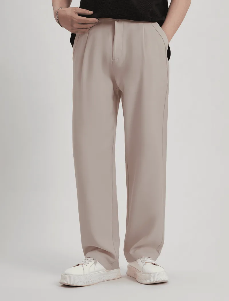 Cream Prime Wide Pant