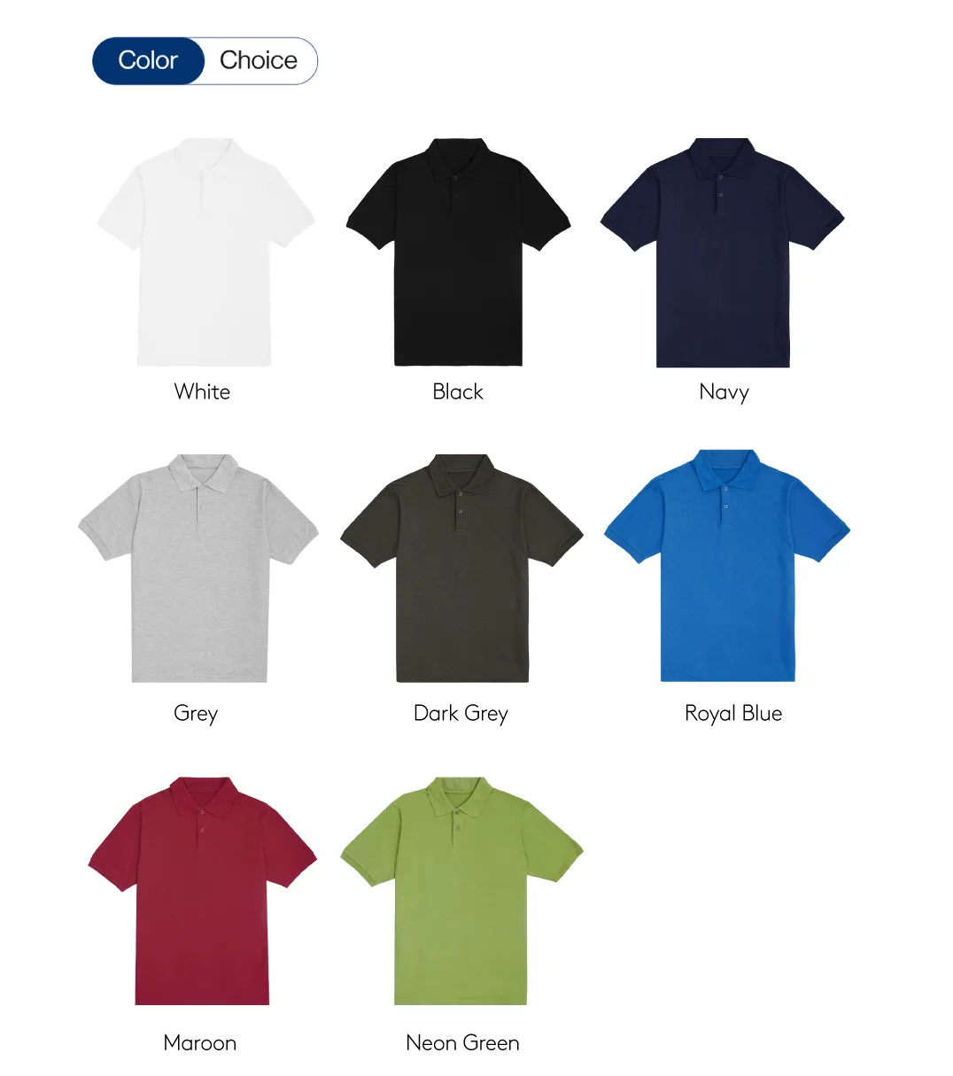 Rise Polo Ocean Blue