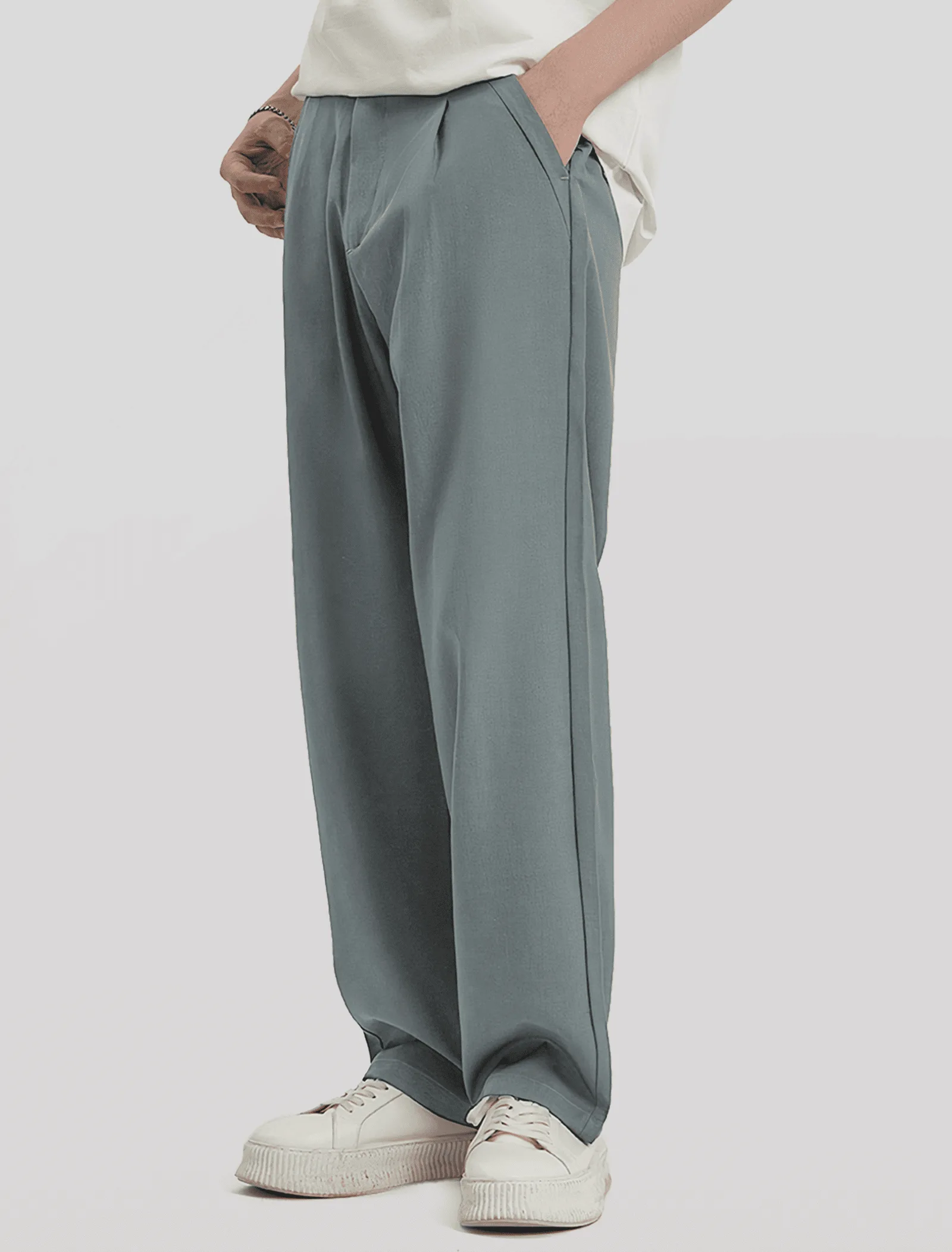 Grey Prime Wide Pant