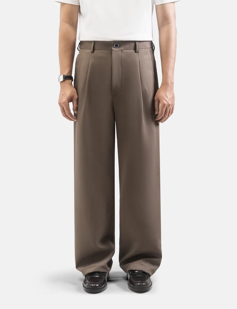 Kasual Regular Comfort Sage Brown Pants