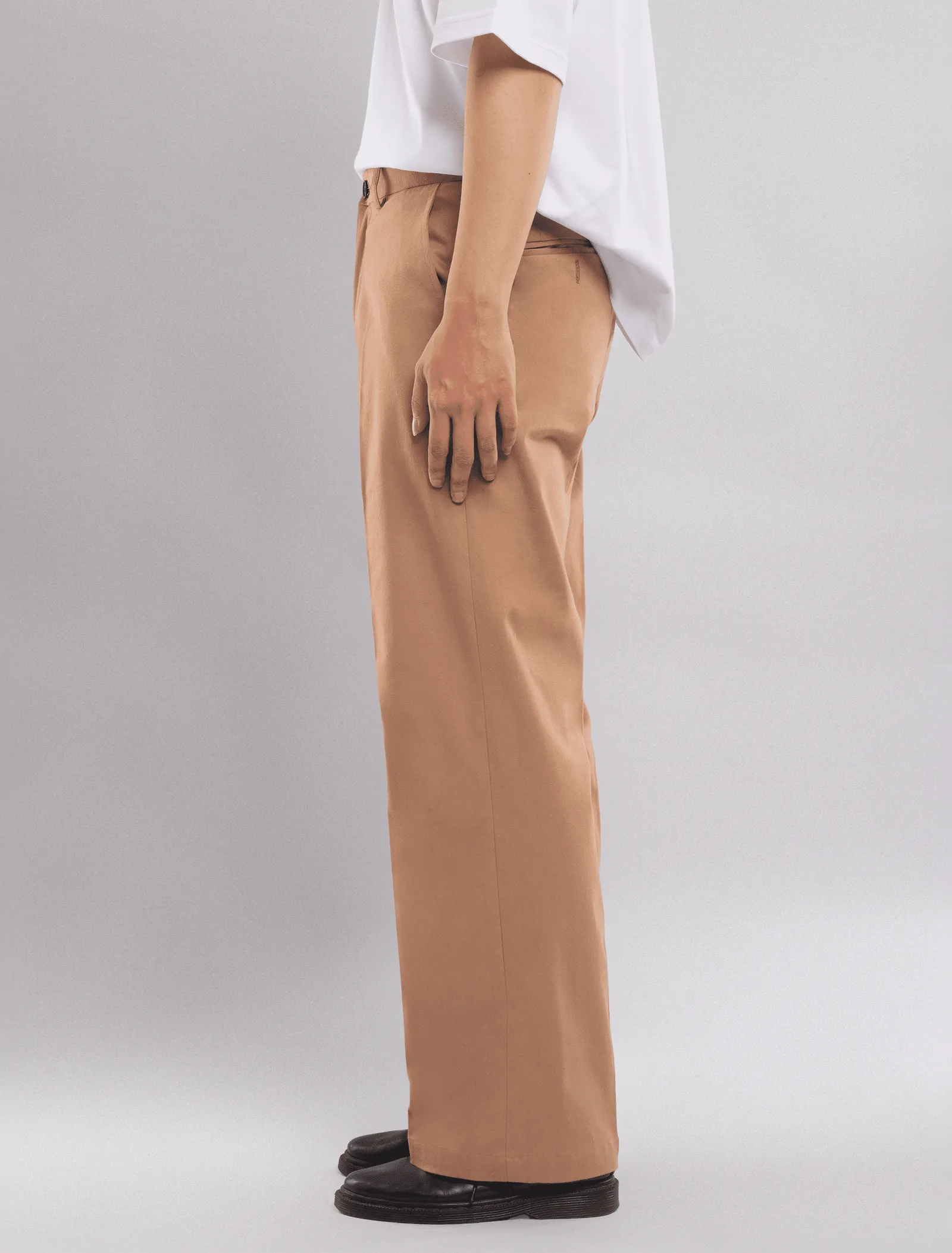 Coffee Chino Wide Pant