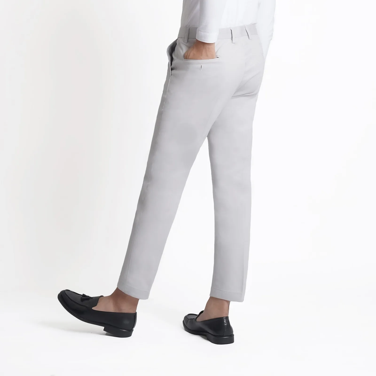 Silver Grey Ankle Fino