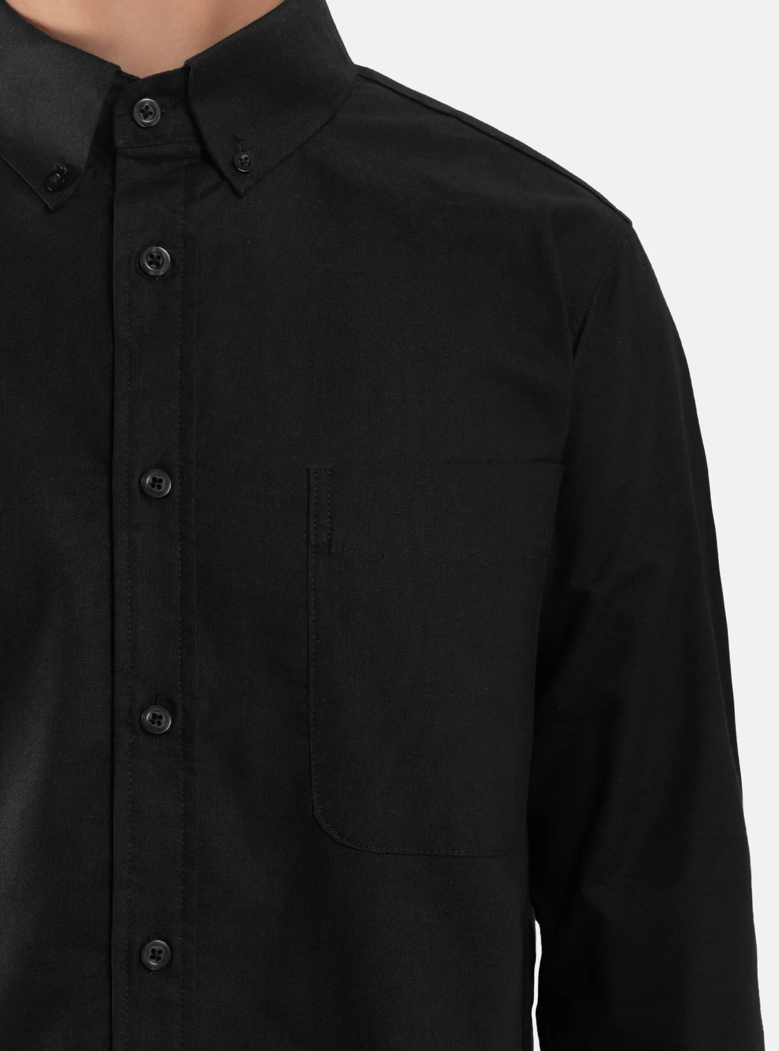 Basic Oxford Black Shirt