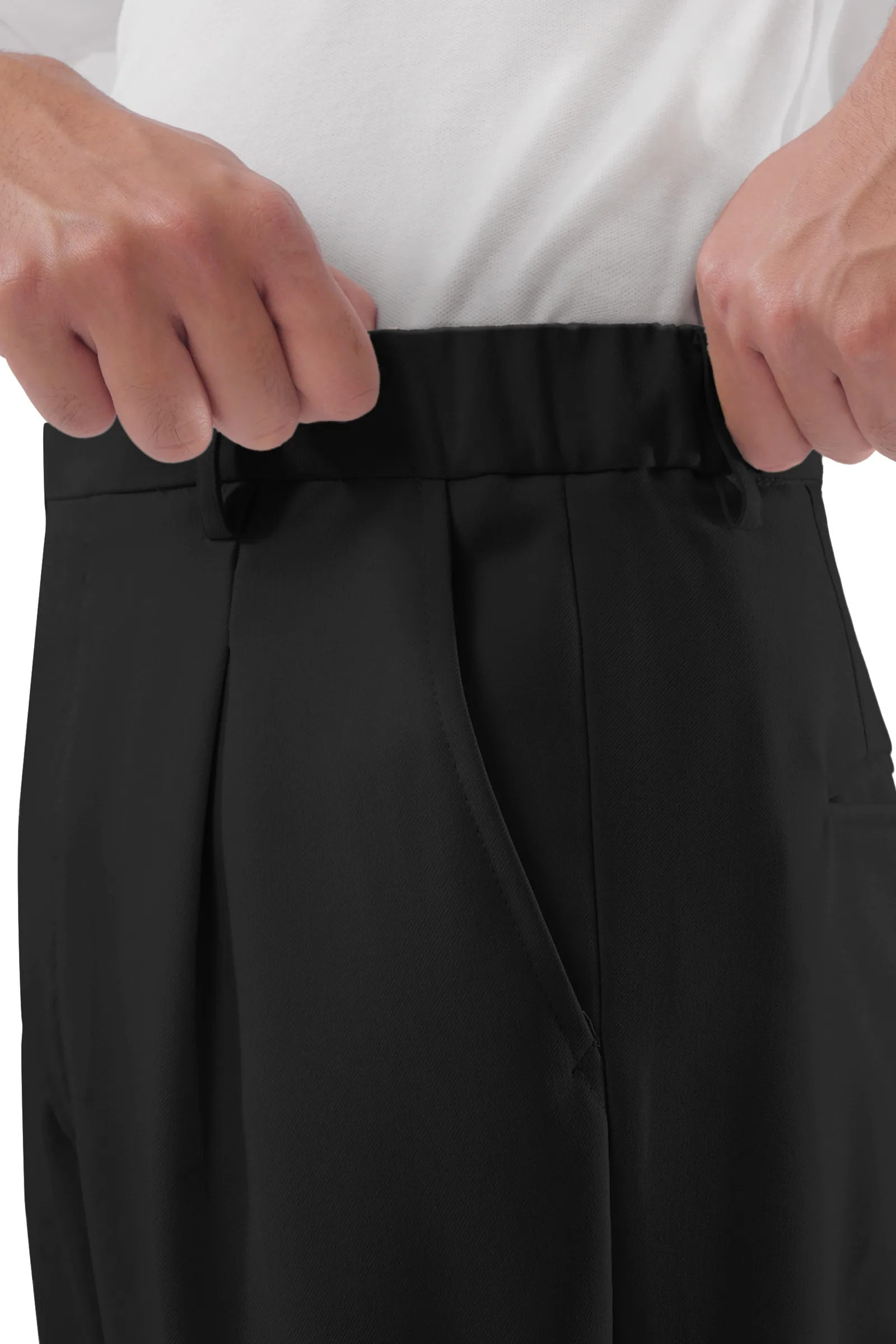Black Smart Waist Ankle Prime