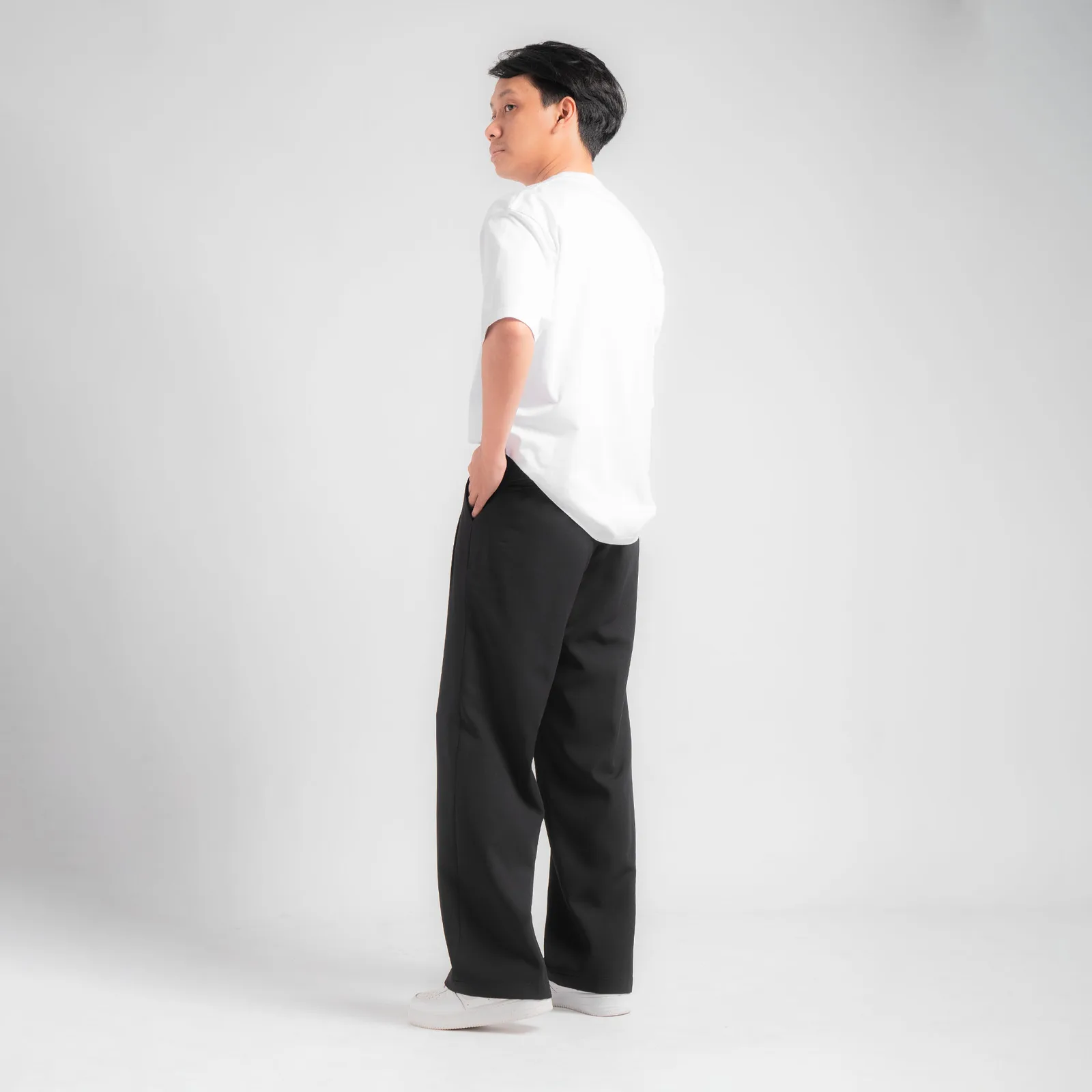 Black Elite Wide Pant