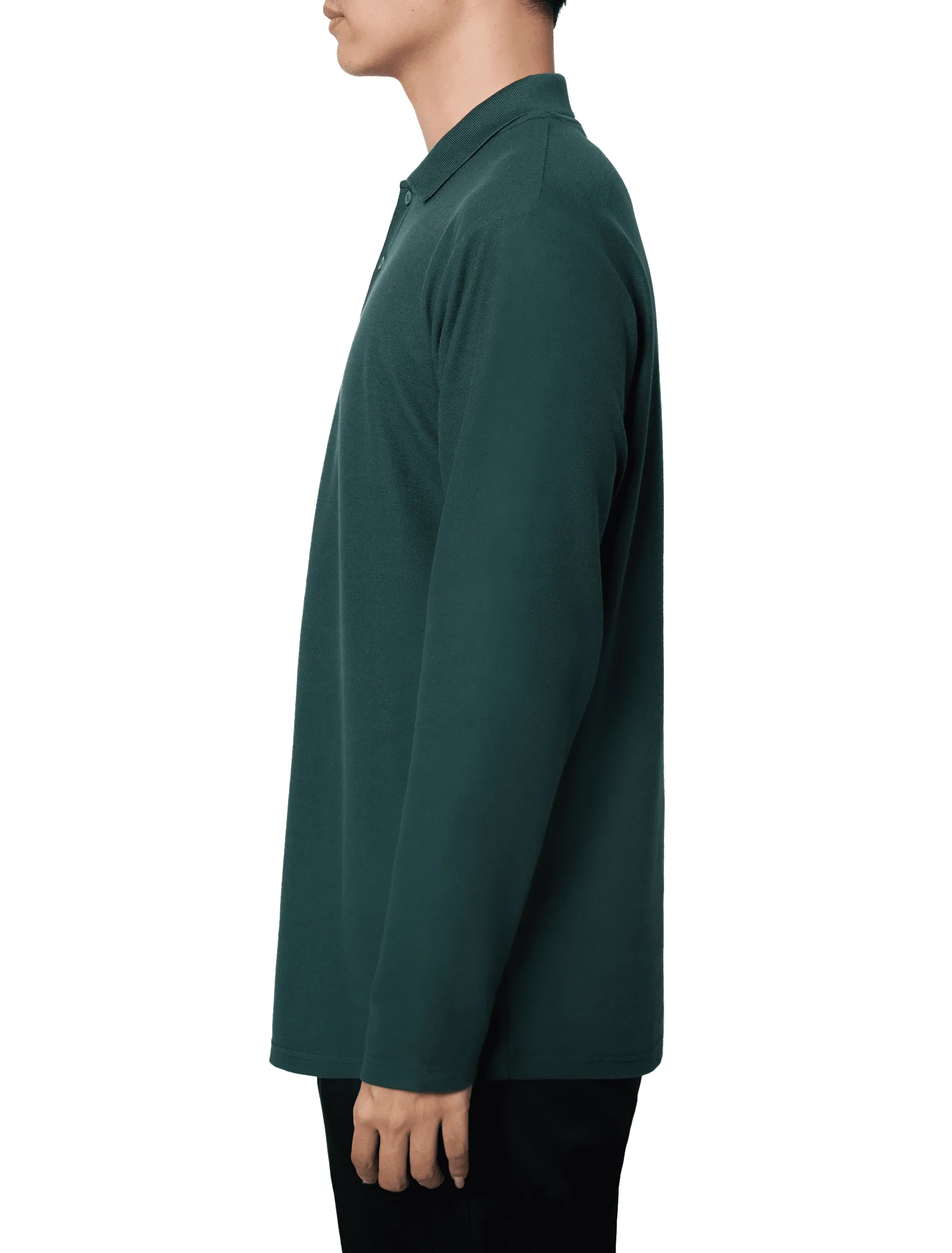Panjang Rise Polo Dark Green
