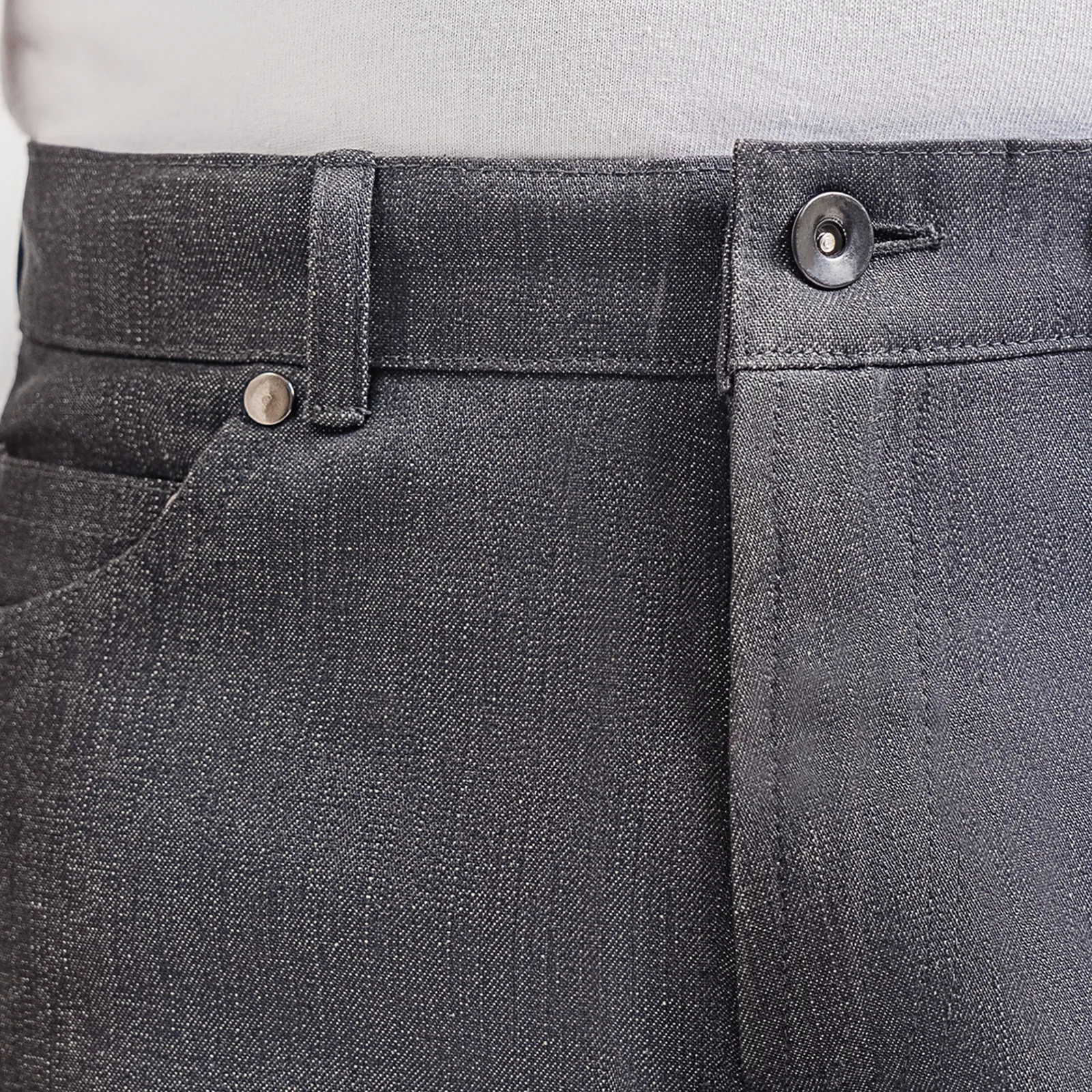 Grey Baggy Jeans Pant