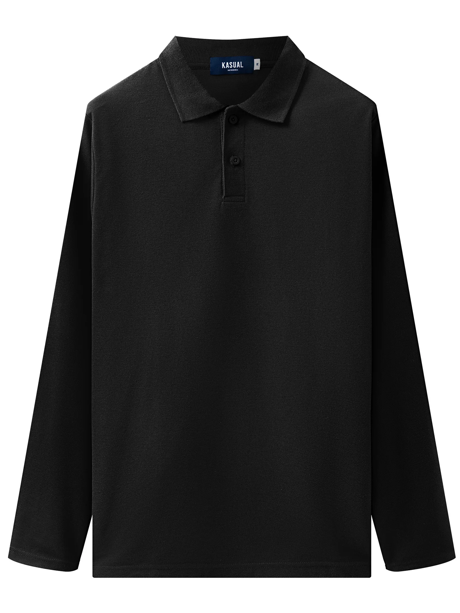 Panjang Rise Polo Black