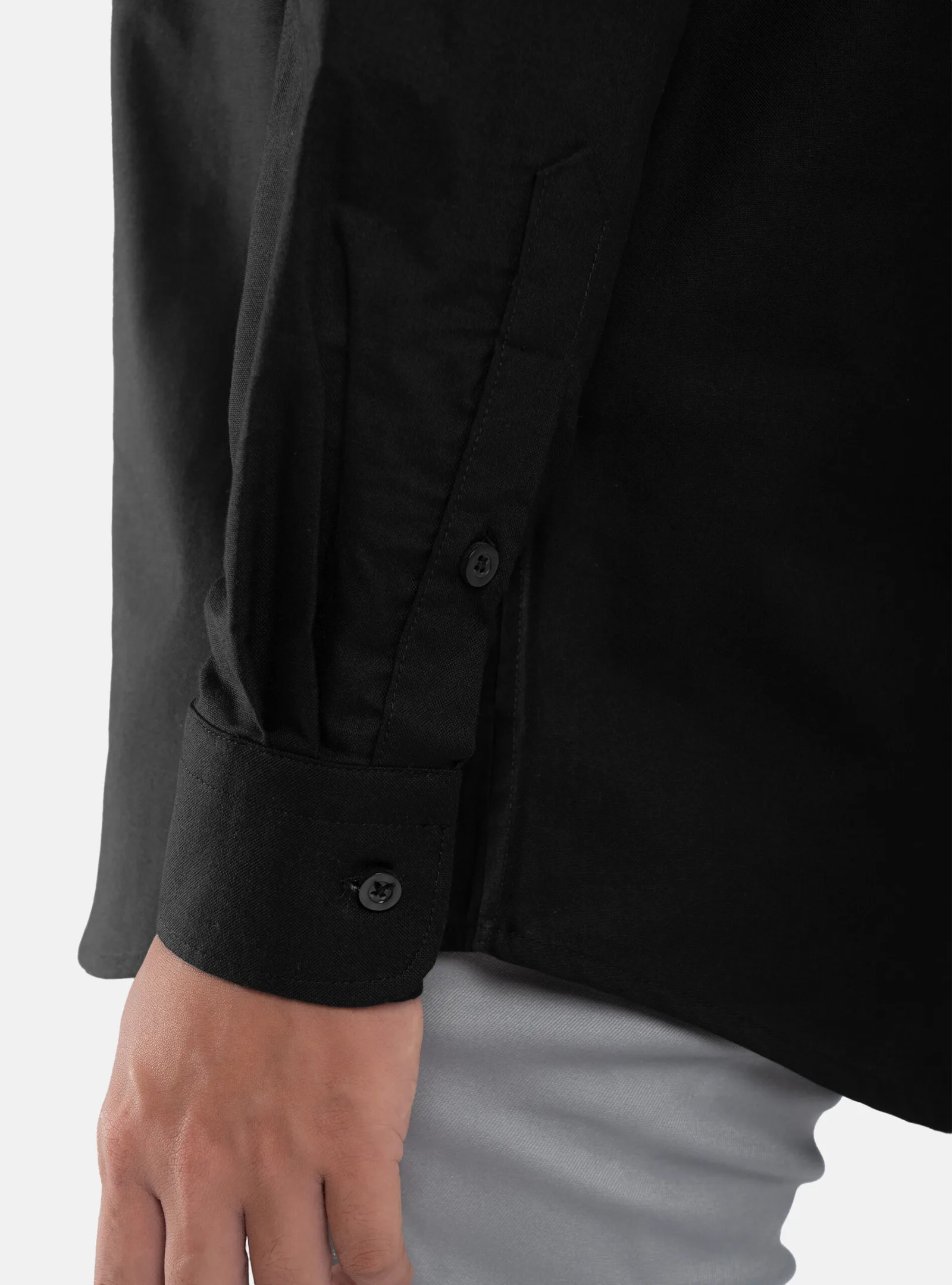 Basic Oxford Black Shirt