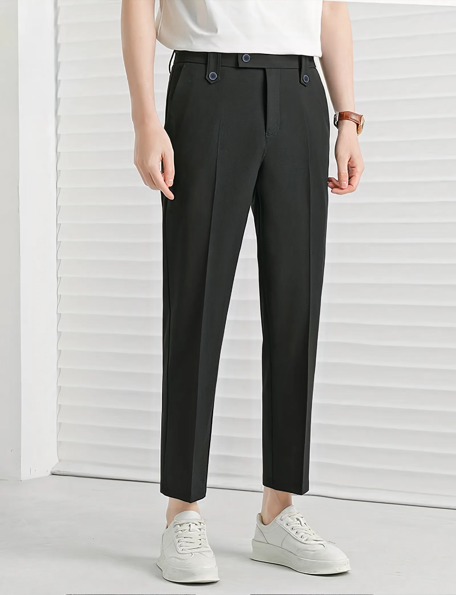 Black Executive Ankle Pant