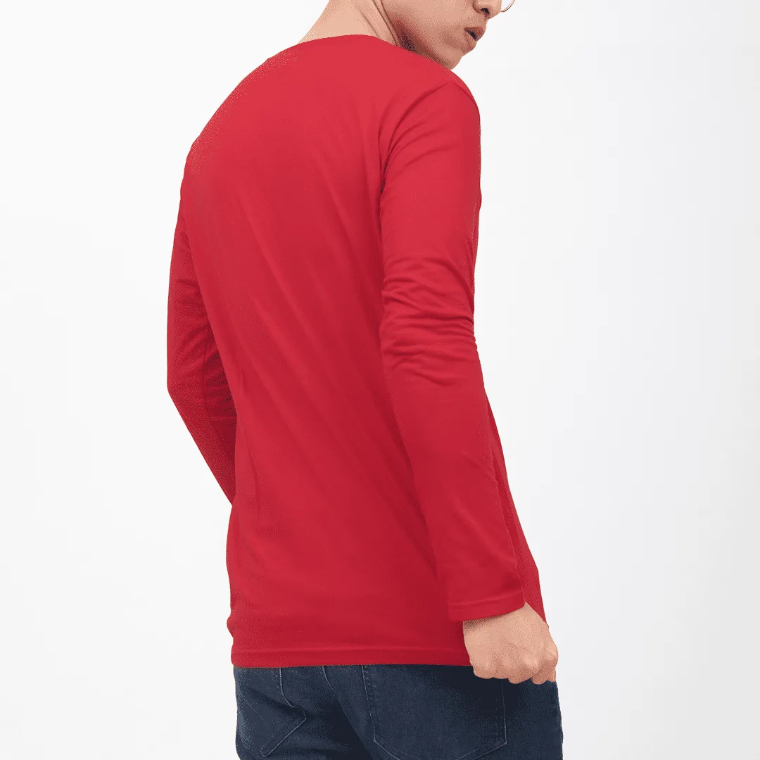 Long Crew Red Tee